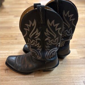 Ariat Black Leather Western Boots